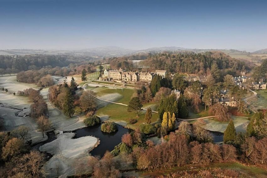 Bovey Castle, Darmoor National Park, England, UK, luxury countryside hotel for families, dogs allowed, swimming pool, golf, kids club